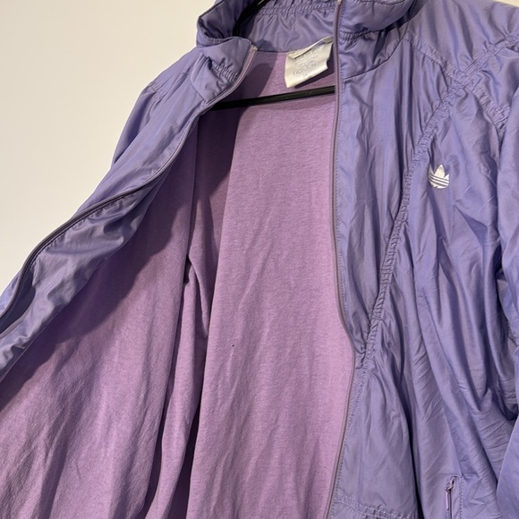 Vintage Women’s Adidas Track Jacket Lavender Size Small - Picture 6 of 8